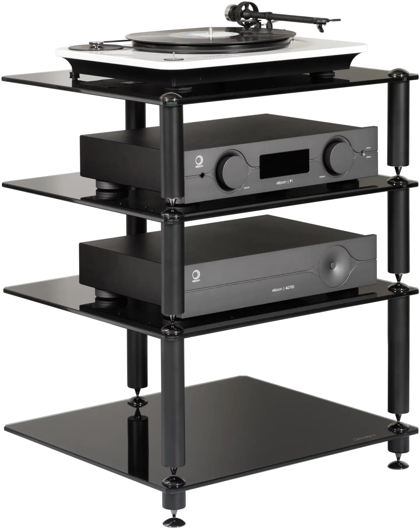 Norstone Bergen 2 HiFi -laitekaluste satiinimusta - 2