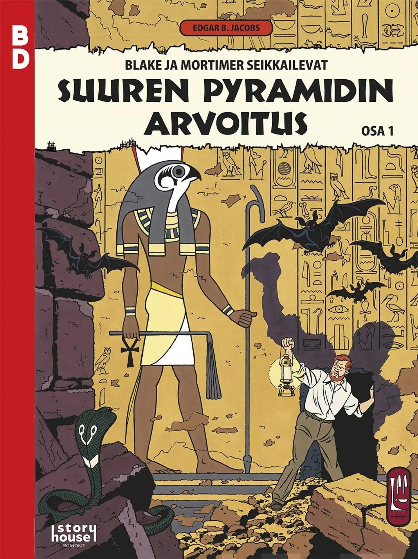 Jacobs, Blake ja Mortimer seikkailevat: Suuren pyramidin arvoitus osa 1 - BD 17