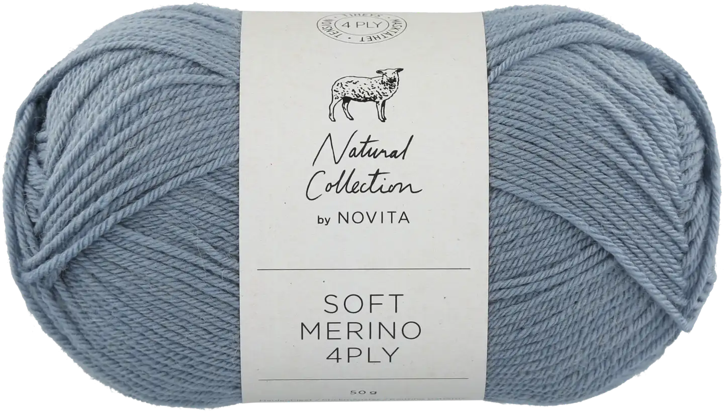 Novita lanka Soft Merino 4 PLY 50 g vesi 120 - 1