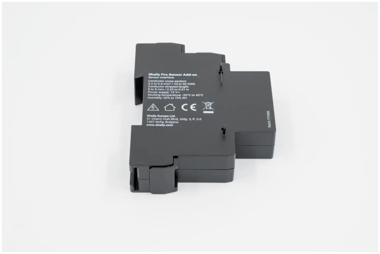 Shelly PRO Sensor Add-on - Anturilisäosa Shelly Pro -laitteille - 3