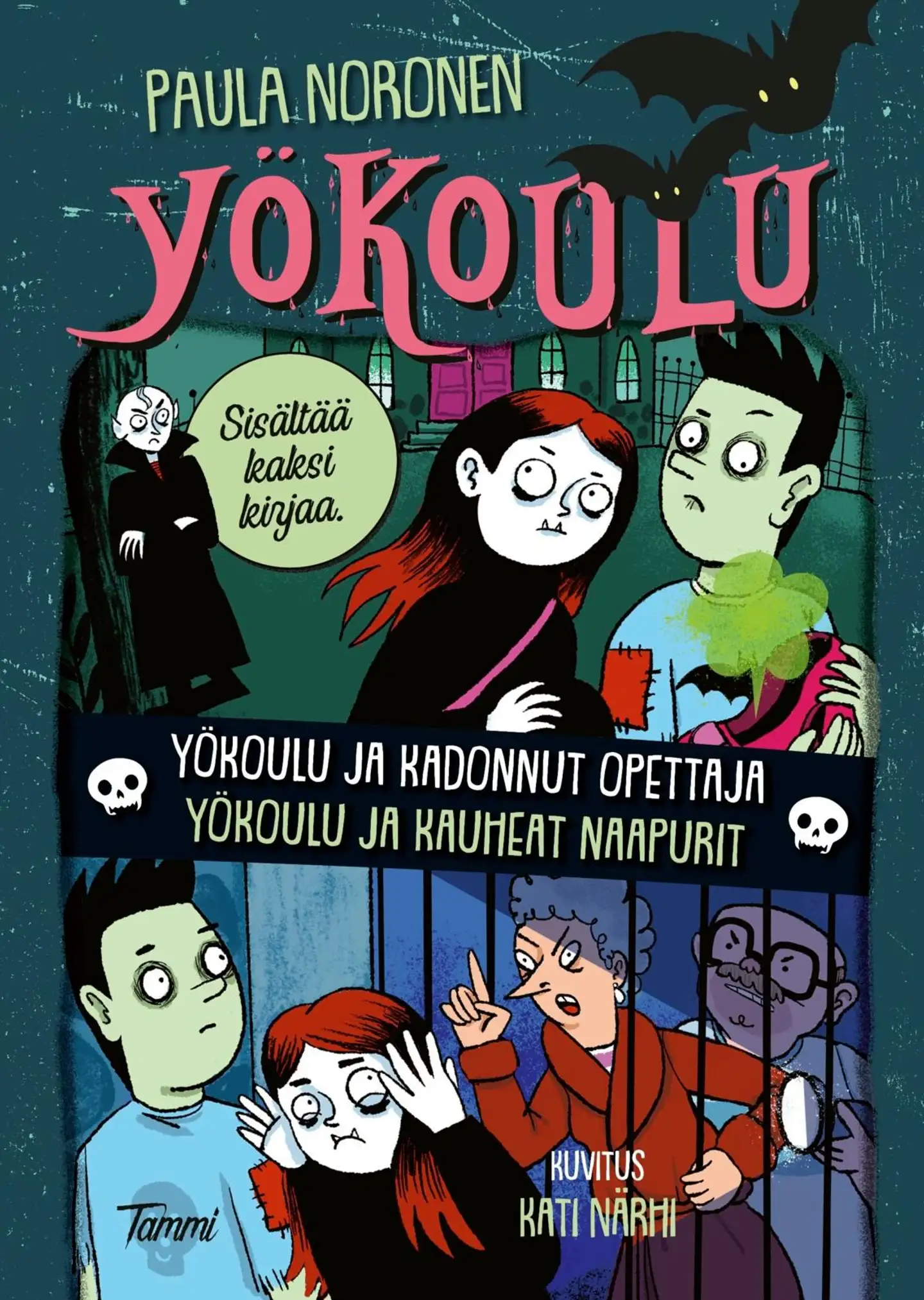 Noronen, Yökoulu-yhteisnide - Yökoulu ja kadonnut opettaja & Yökoulu ja kauheat naapurit