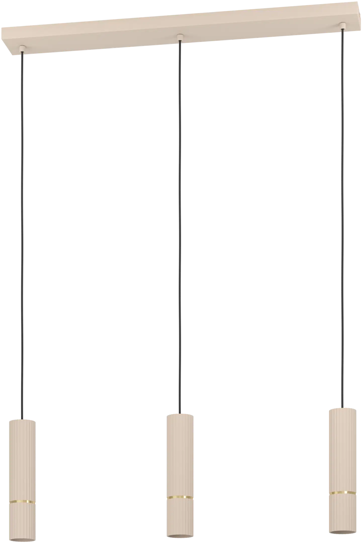 EGLO riippuvalaisin 3-os. Caminia GU10 3x4,7W hiekka/messinki - 1