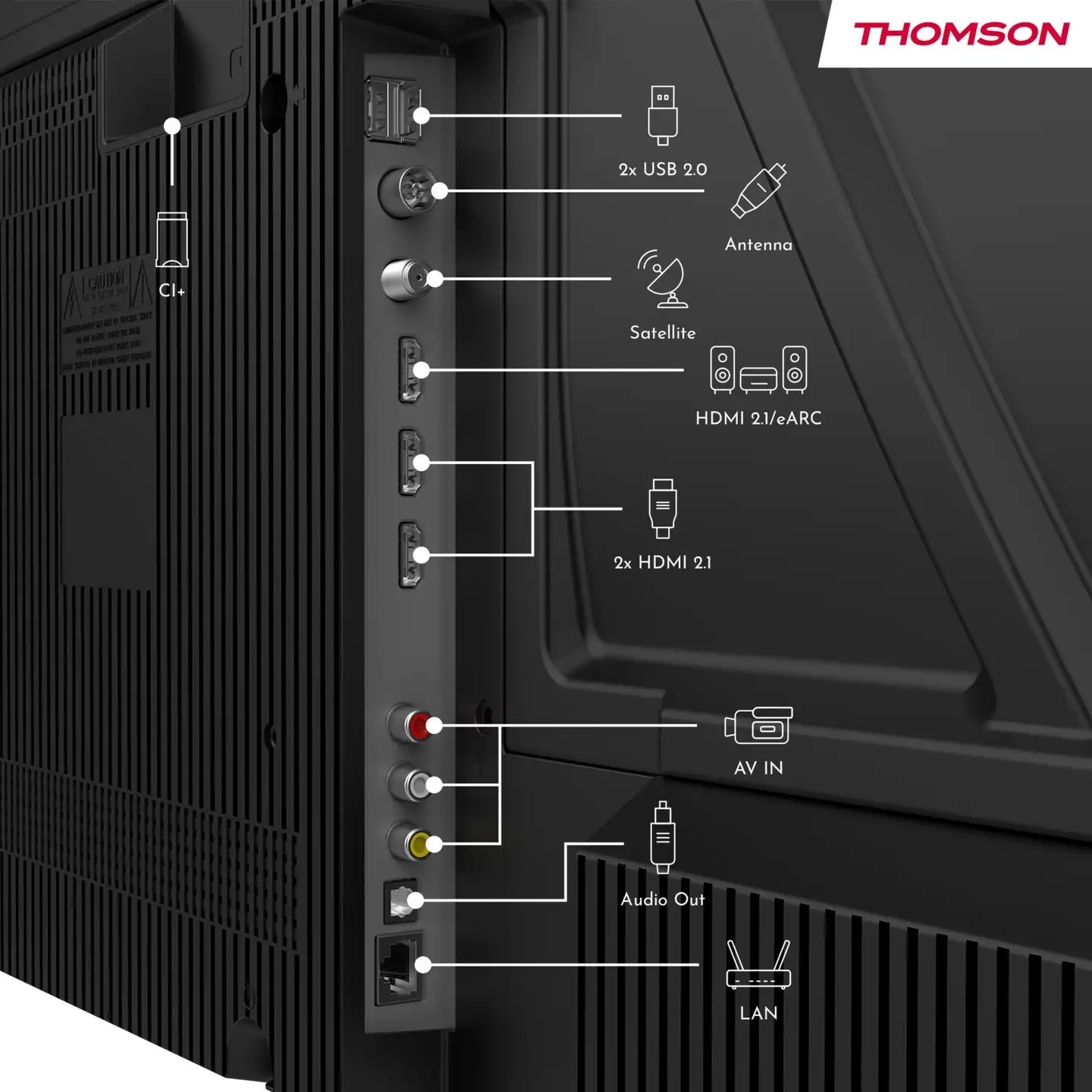 Thomson 50" 4K Google TV 50UG5X15 - 6