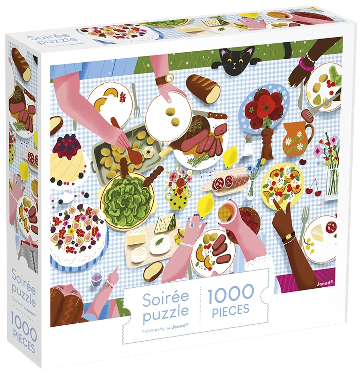 Janod Taidepalapeli illallinen 1000 palaa - 1