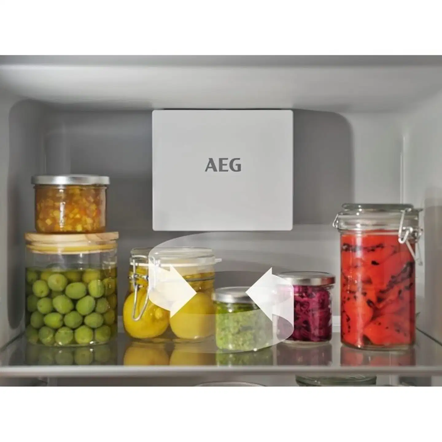 AEG jääkaappi ORK6D391EW, korkeus 186 cm, valkoinen - 4