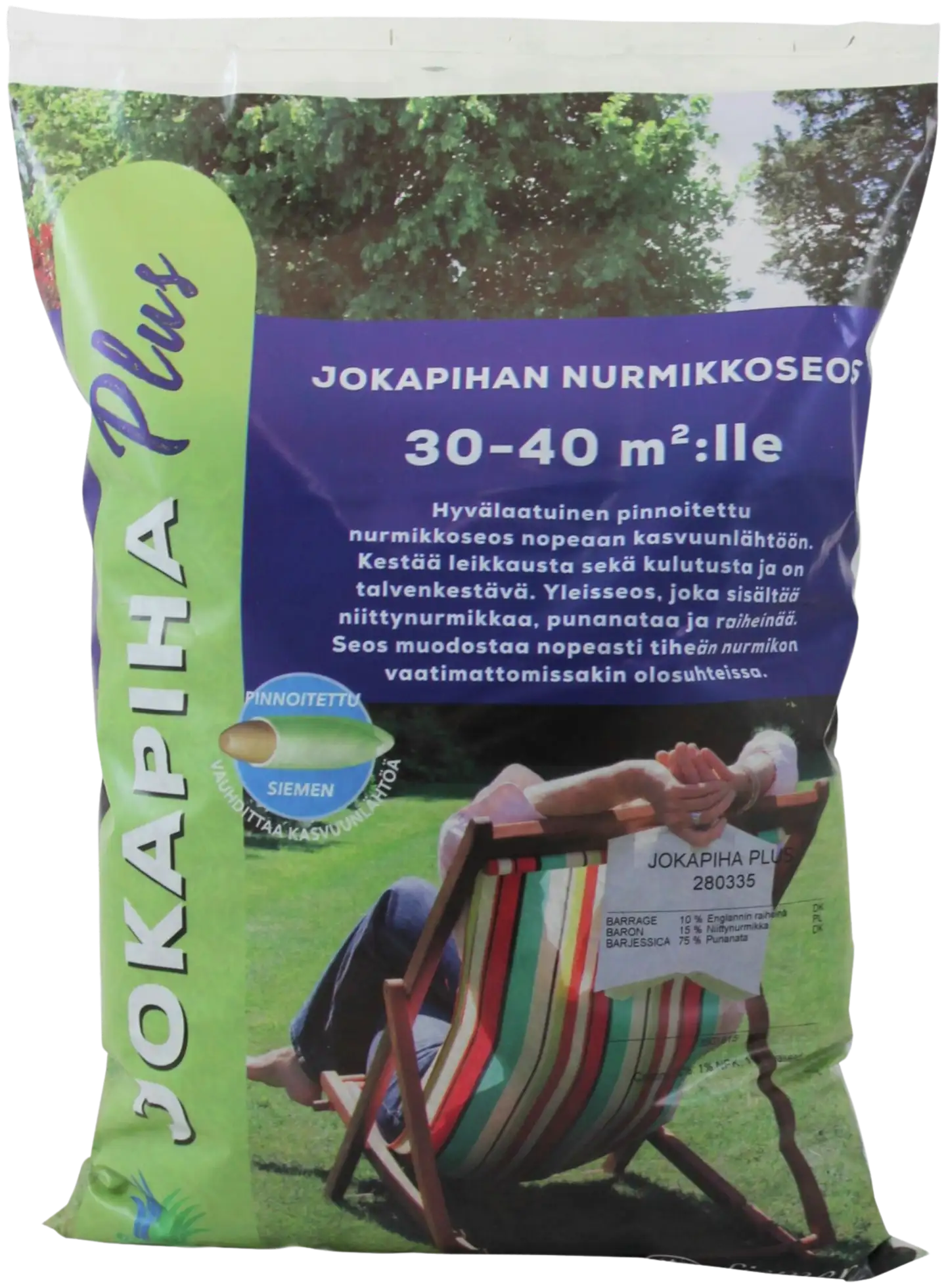 Jokapiha Plus Nurmikkoseos 1 kg