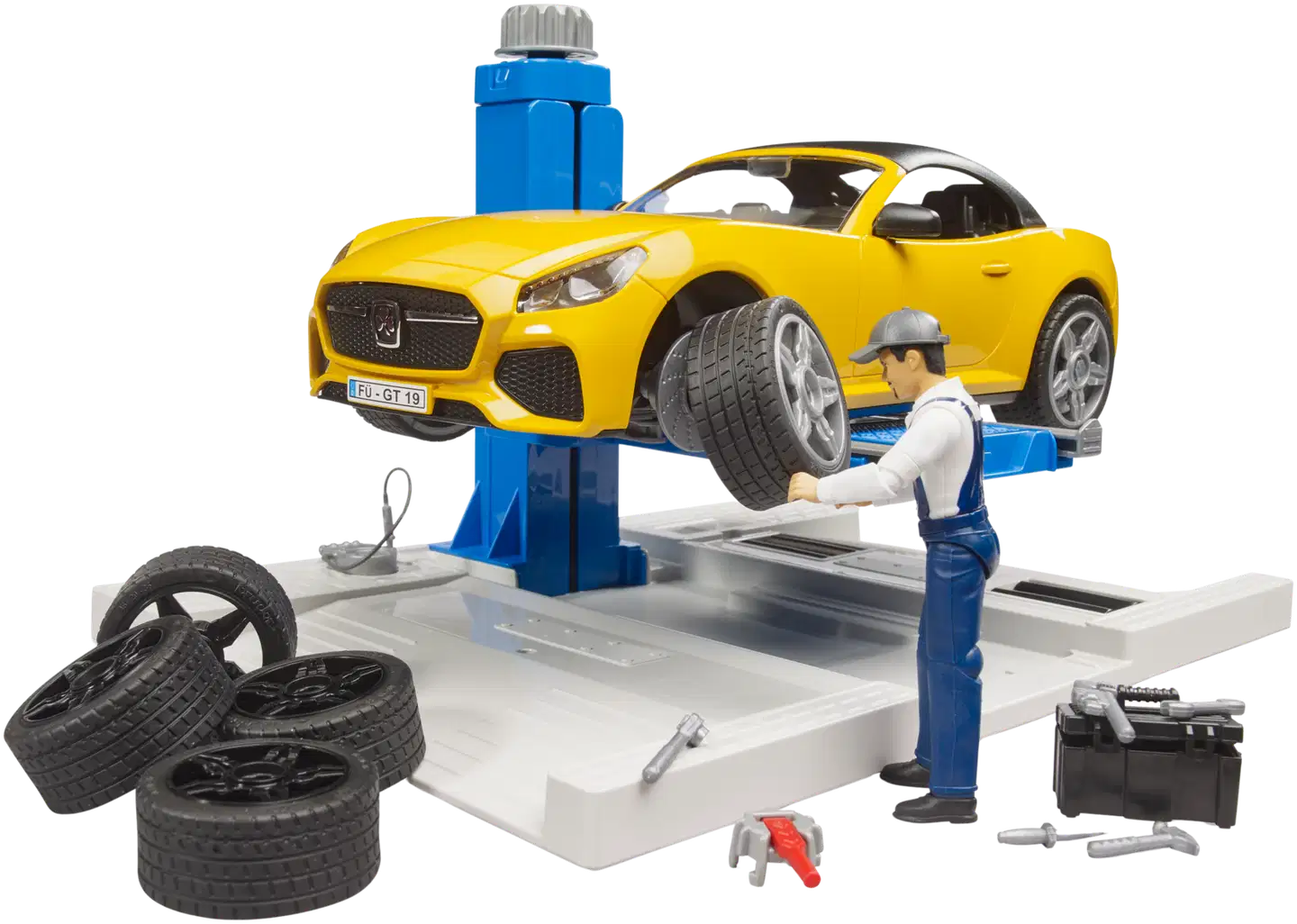 Bruder lelu bworld autohuolto ja Roadster-auto - 2