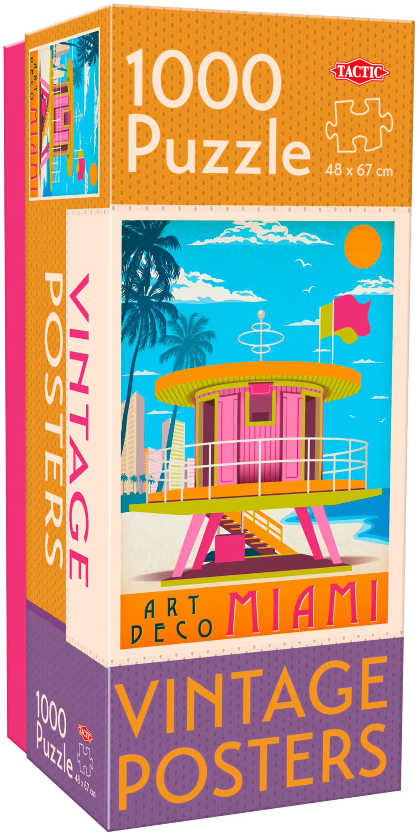 Tactic palapeli Vintage Posters Miami 1000 palaa