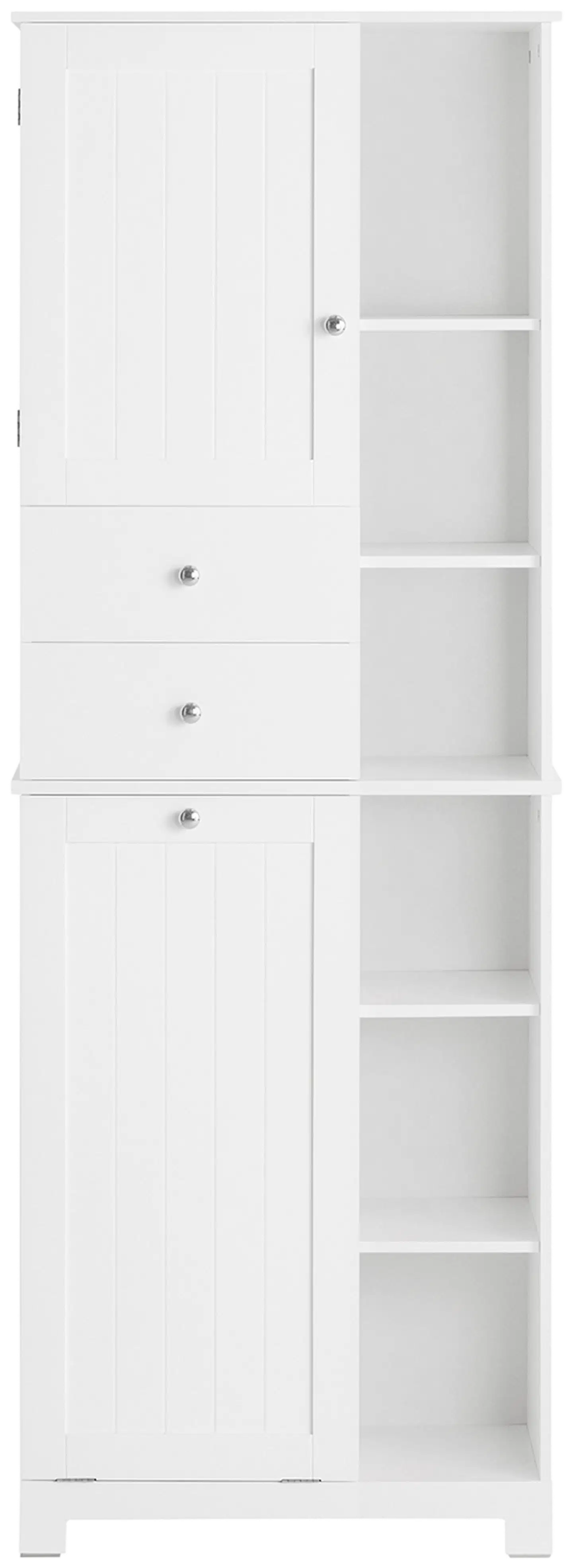 SoBuy kylpyhuonekaappi valkoinen BZR104-W - 1