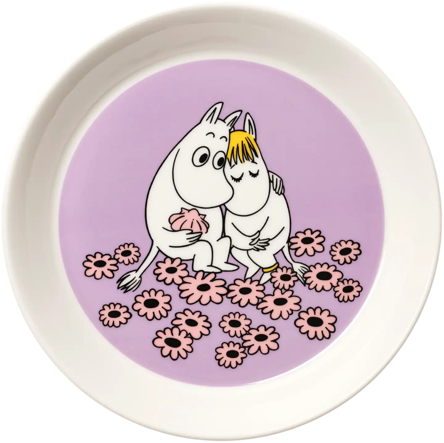 Moomin Arabia Muumi Sydänkäpyset lautanen 19cm