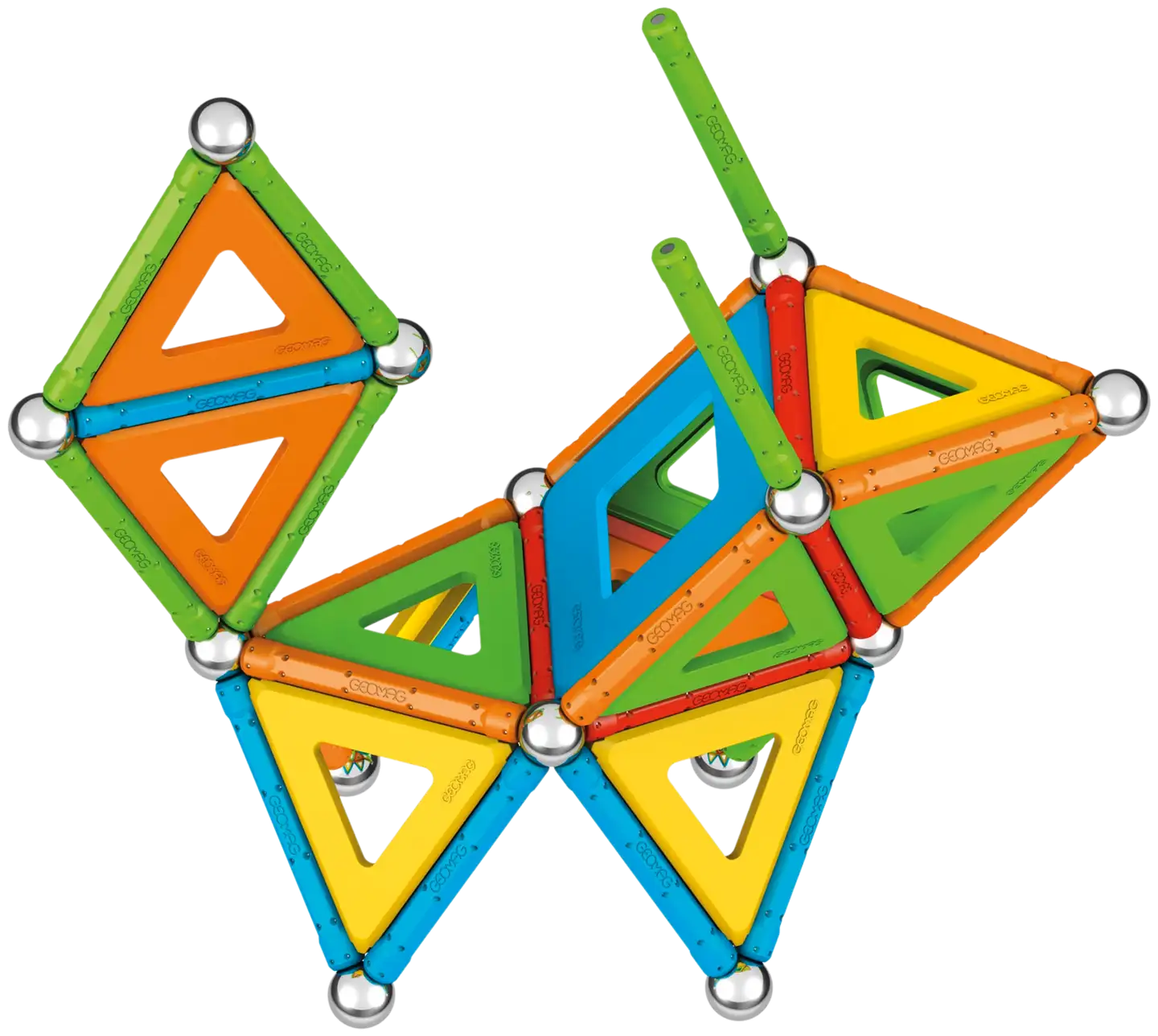 Geomag Supercolor Panels magneettinen rakennussarja 78 osaa - 2