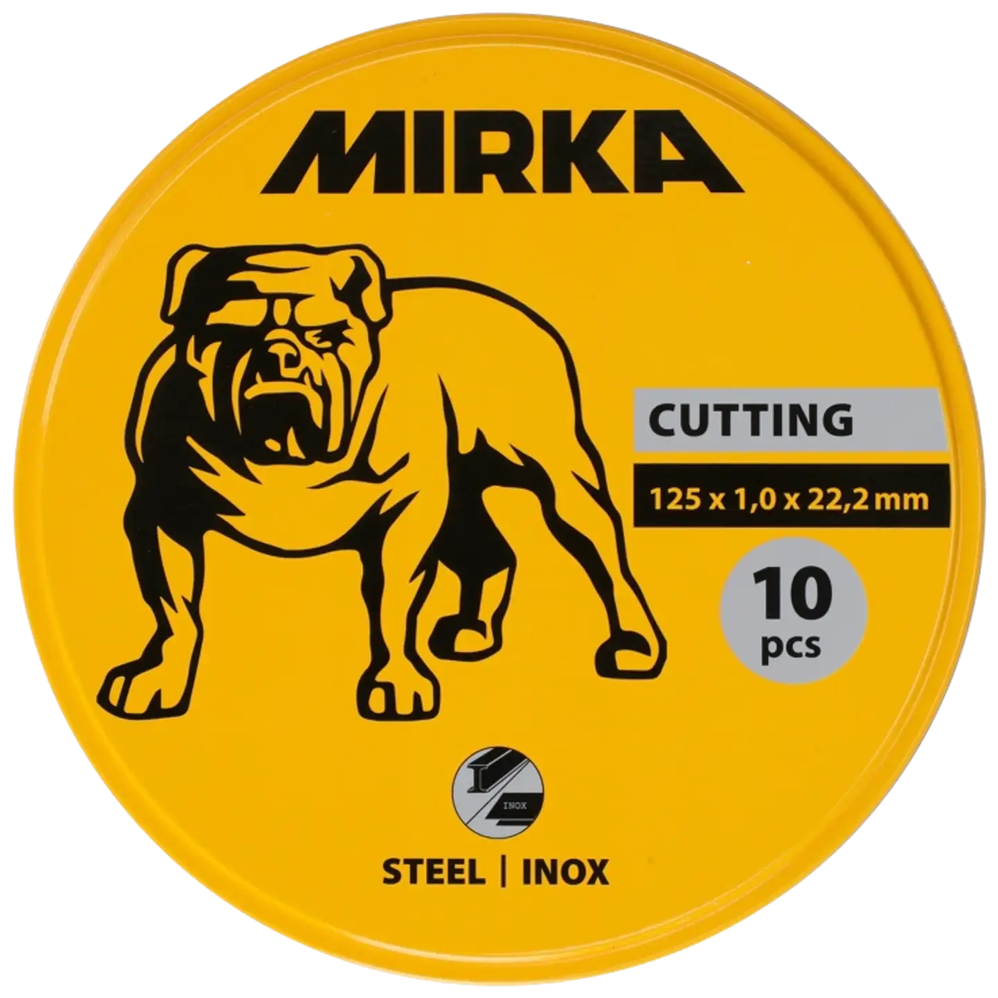 Mirka katkaisulaikka 125x1,0mm 10/p INOX - 2