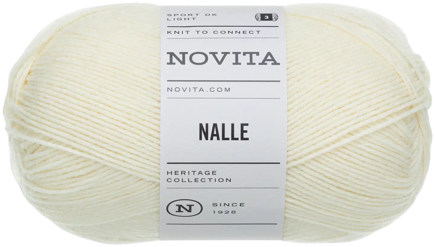 Novita Nalle 100g 010 luonnonvalkoinen - 1