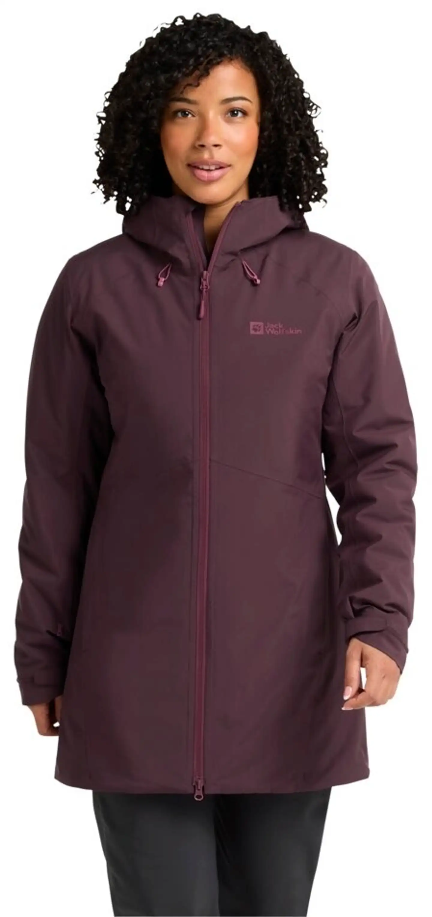 Jack Wolfskin naisten toppatakki Heidelstein - Amaranth - 5