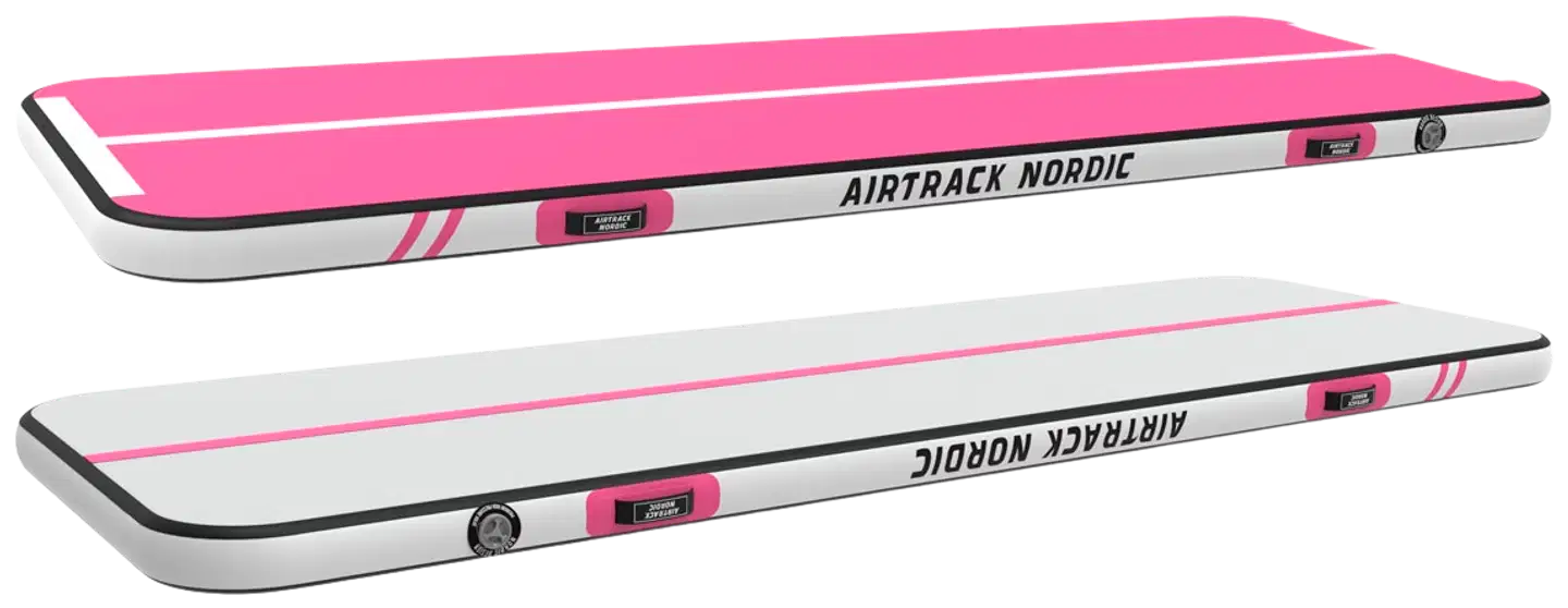 AirTrack Nordic Home Special Edition ilmavolttirata - Pinkki - 8 m - 1