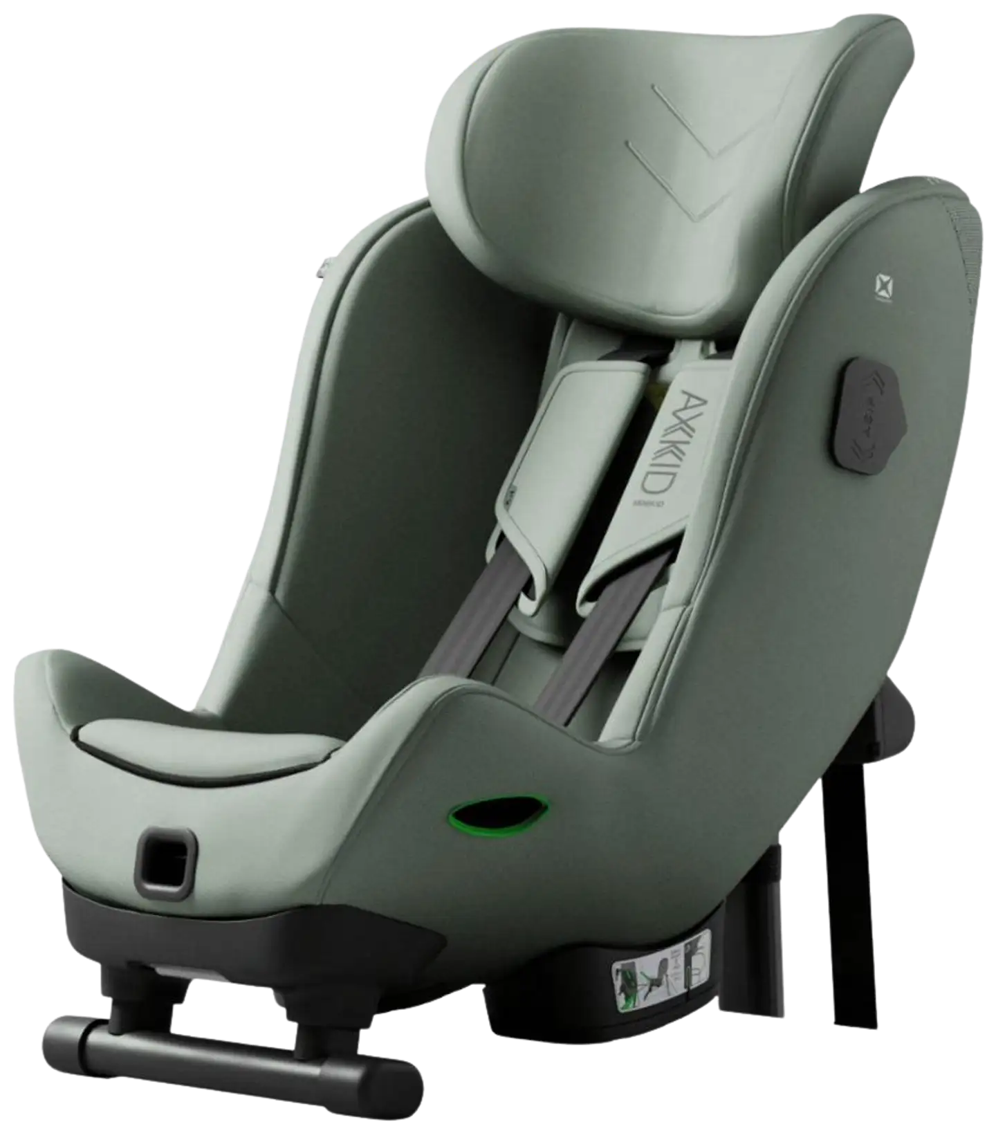 Axkid Minikid 4 MAX turvaistuin Nordic Bloom Green - 5