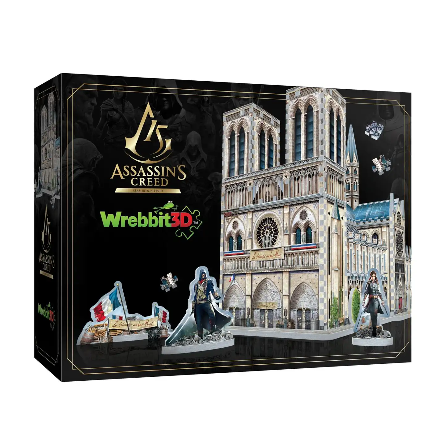 Wrebbit Assassin's Creed Notre Dame 3D-palapeli - 2