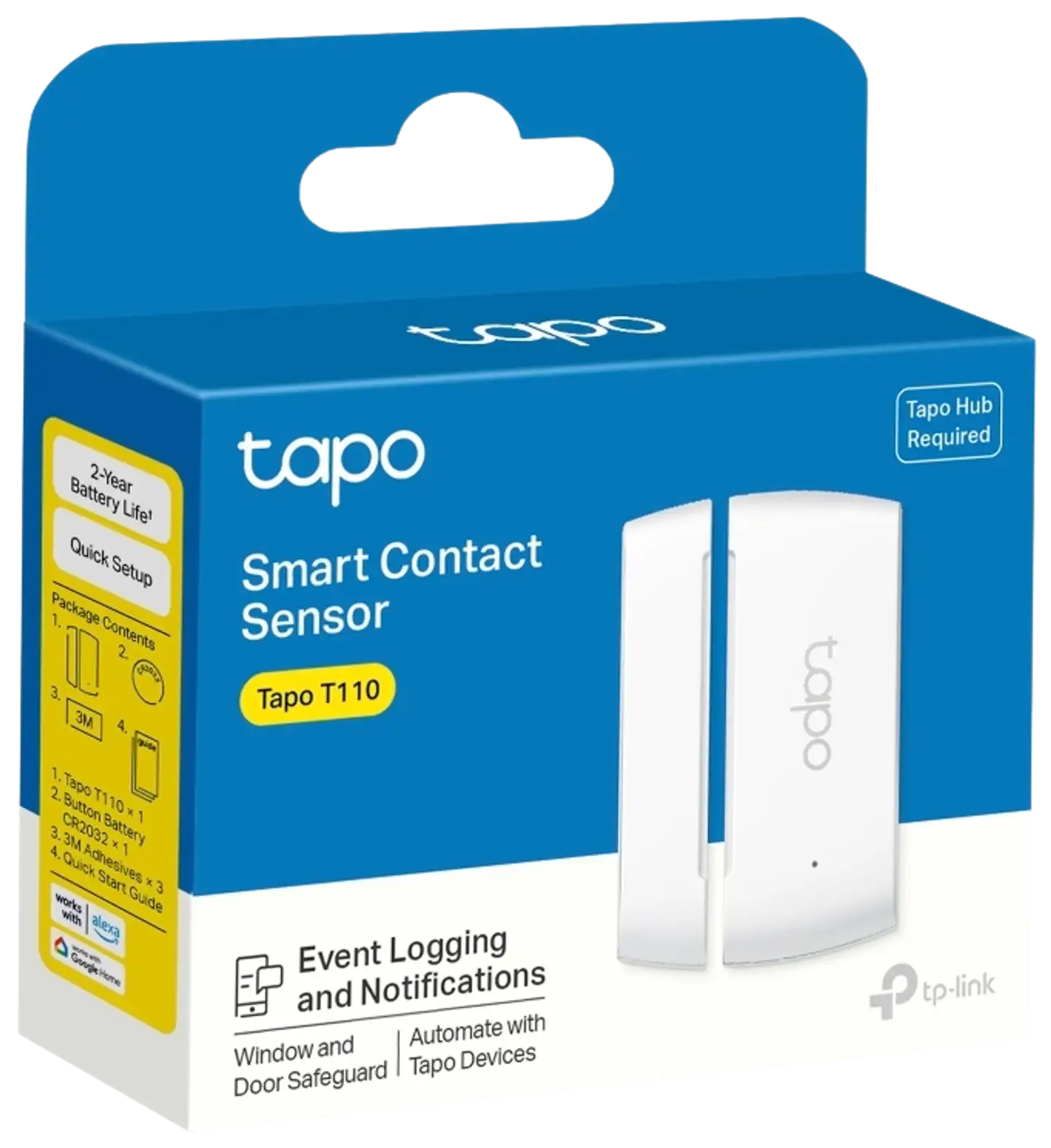 TP-Link Tapo T110 -ovi- ja ikkuna-anturi - 2