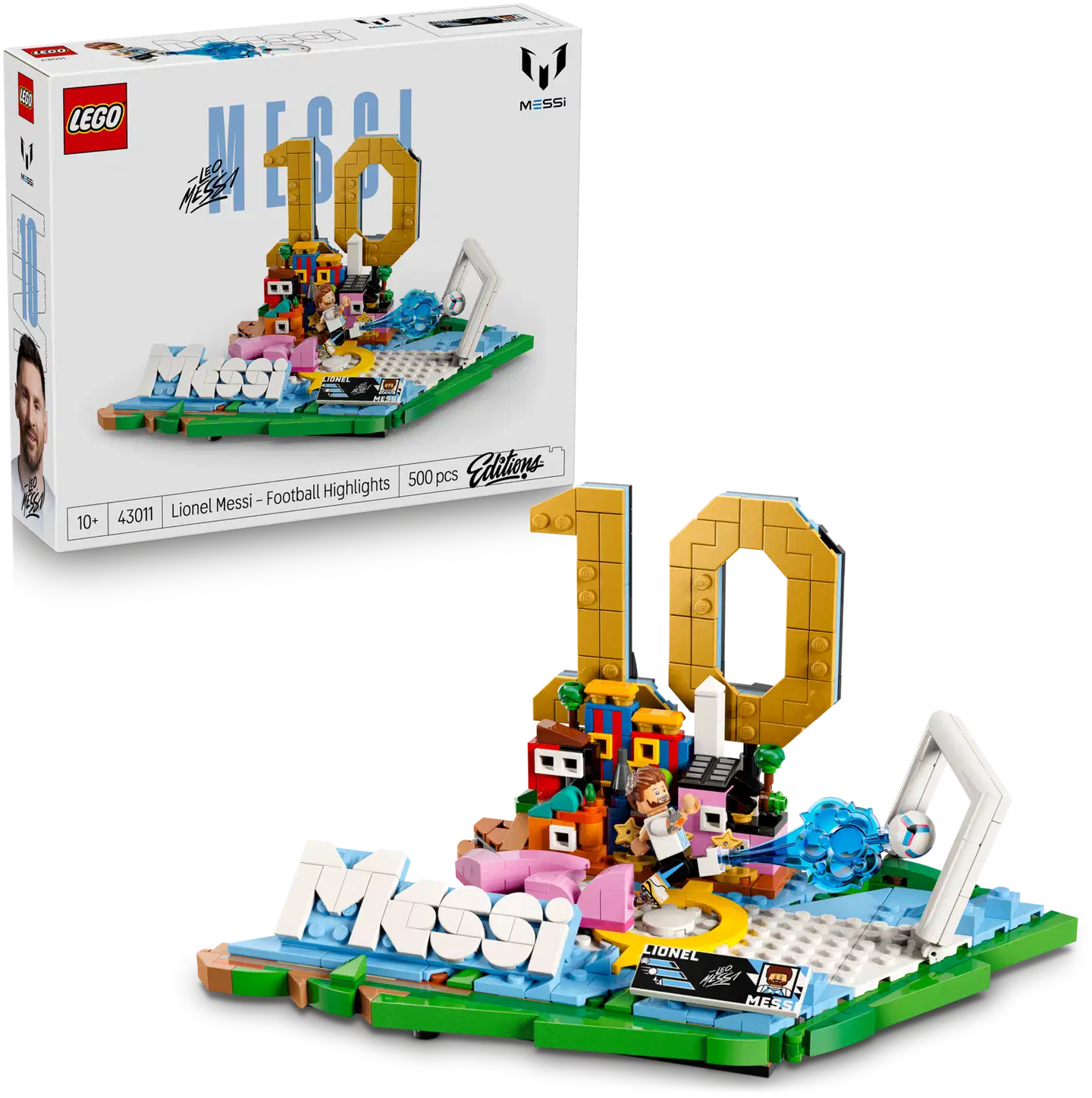 LEGO® Editions Football 43011 Lionel Messi – jalkapallon tähtihetket - 1