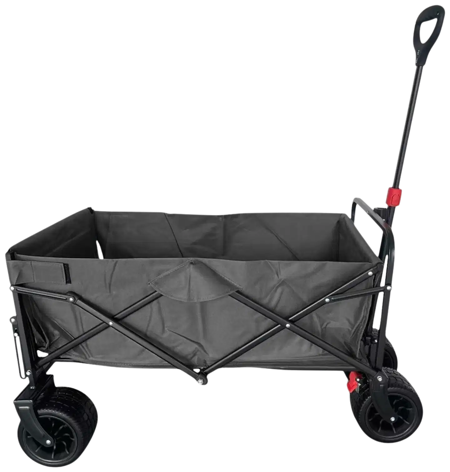 Fornorth puutarhakärry 115x61x105cm 100kg, musta - 1