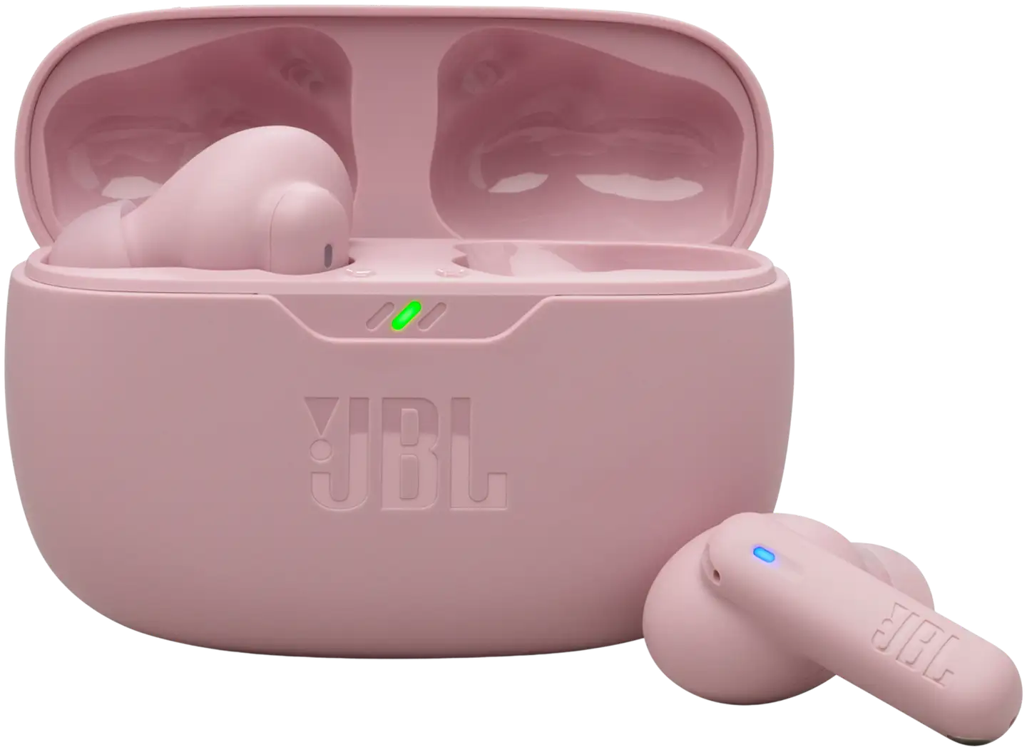 JBL Bluetooth vastamelunappikuulokkeet Vibe Beam 2 pinkki - 1