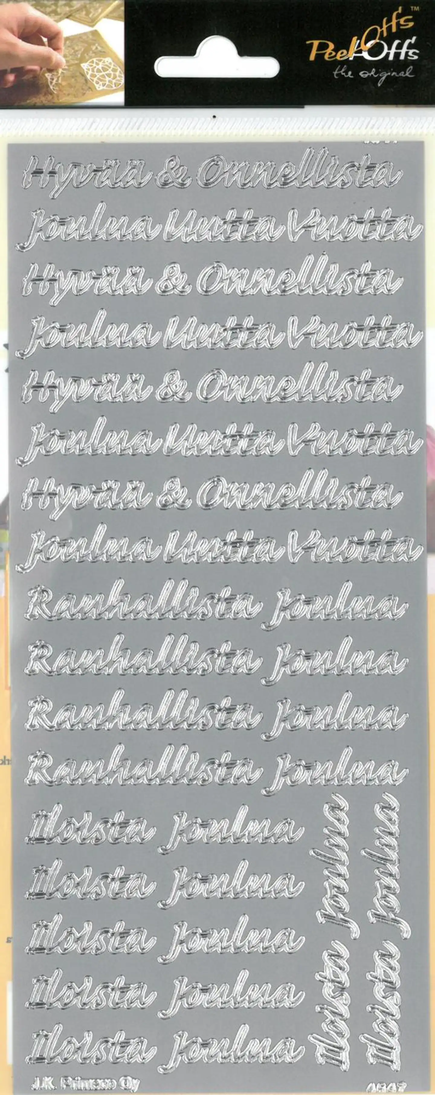 J.K. Primeco Ääriviivatarra Joulu - 4