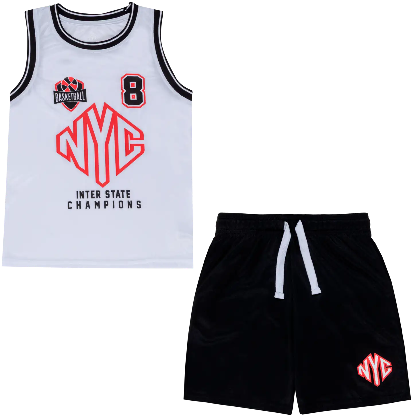 Tex lasten shortsisetti NYC I984201 - BLACK 1 - 1