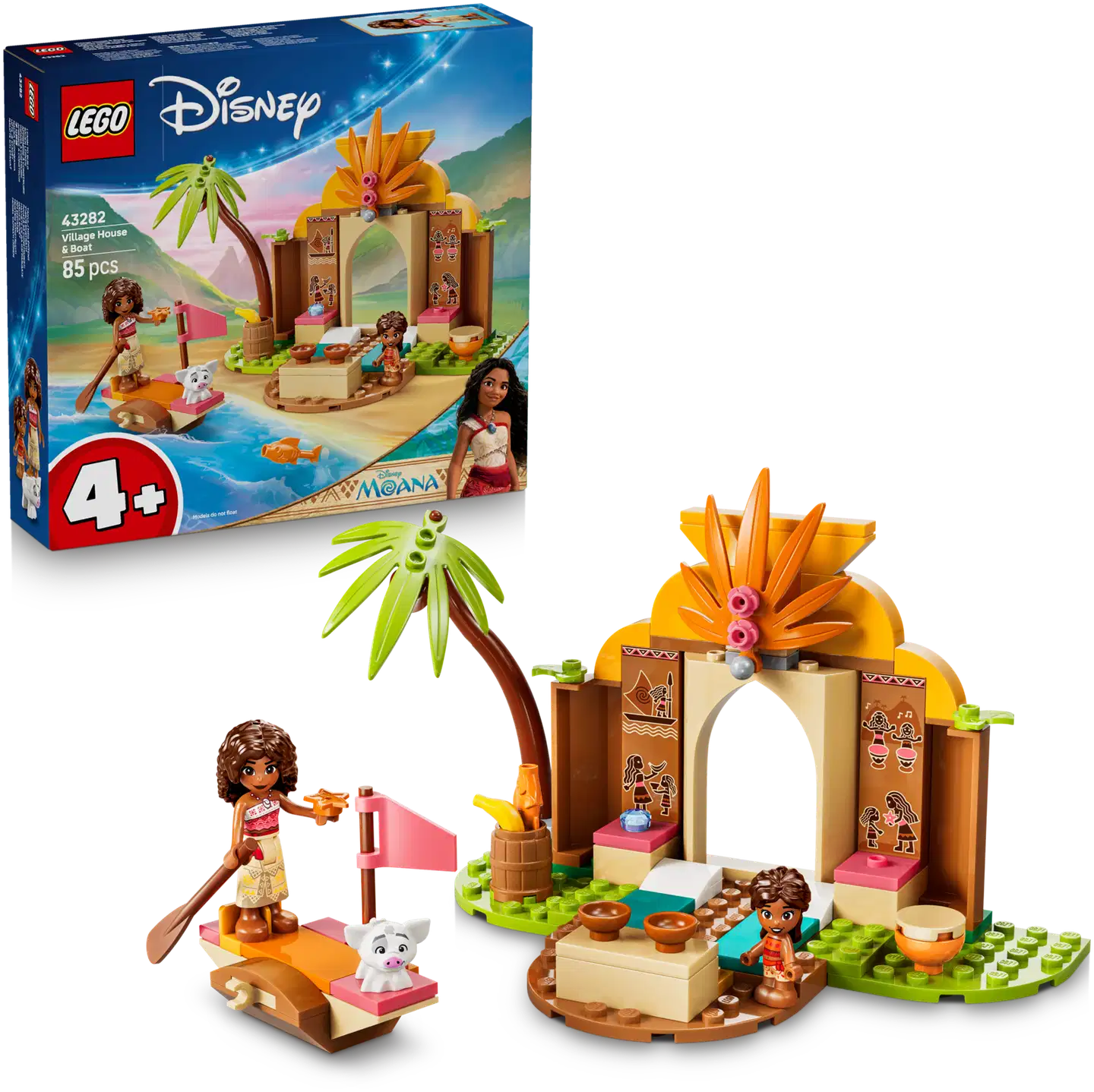 LEGO® Disney Princess 43282 Kylän talo ja vene - 1