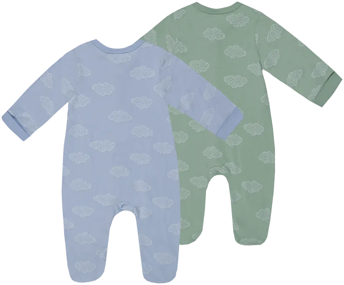 Ciraf vauvojen pyjama 250B260192 2-pack - blue clouds - 2