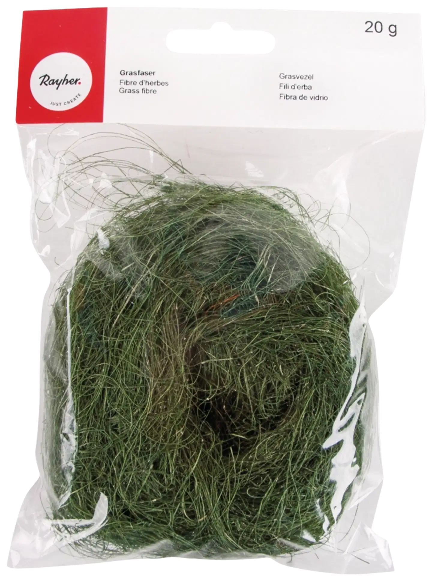Rayher Hobby ruohokuitu, tummanvihreä, pussi 20g - 2