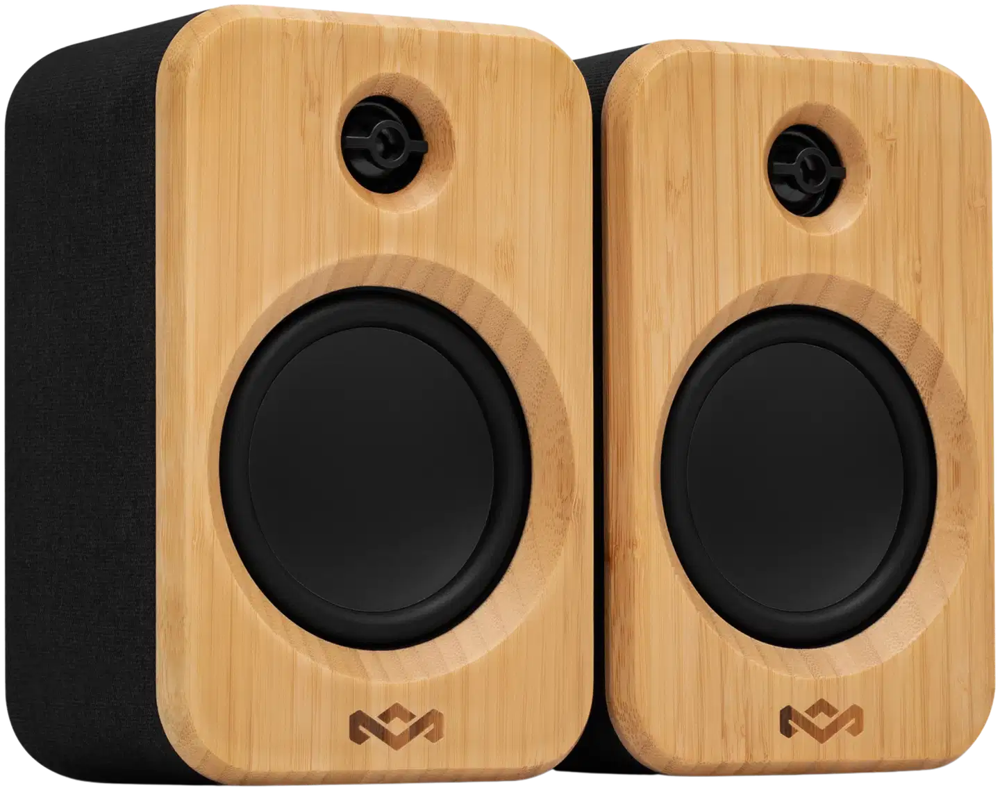 House of Marley Bluetooth hyllykaiuttimet Get Together Duo, musta/puu - 1