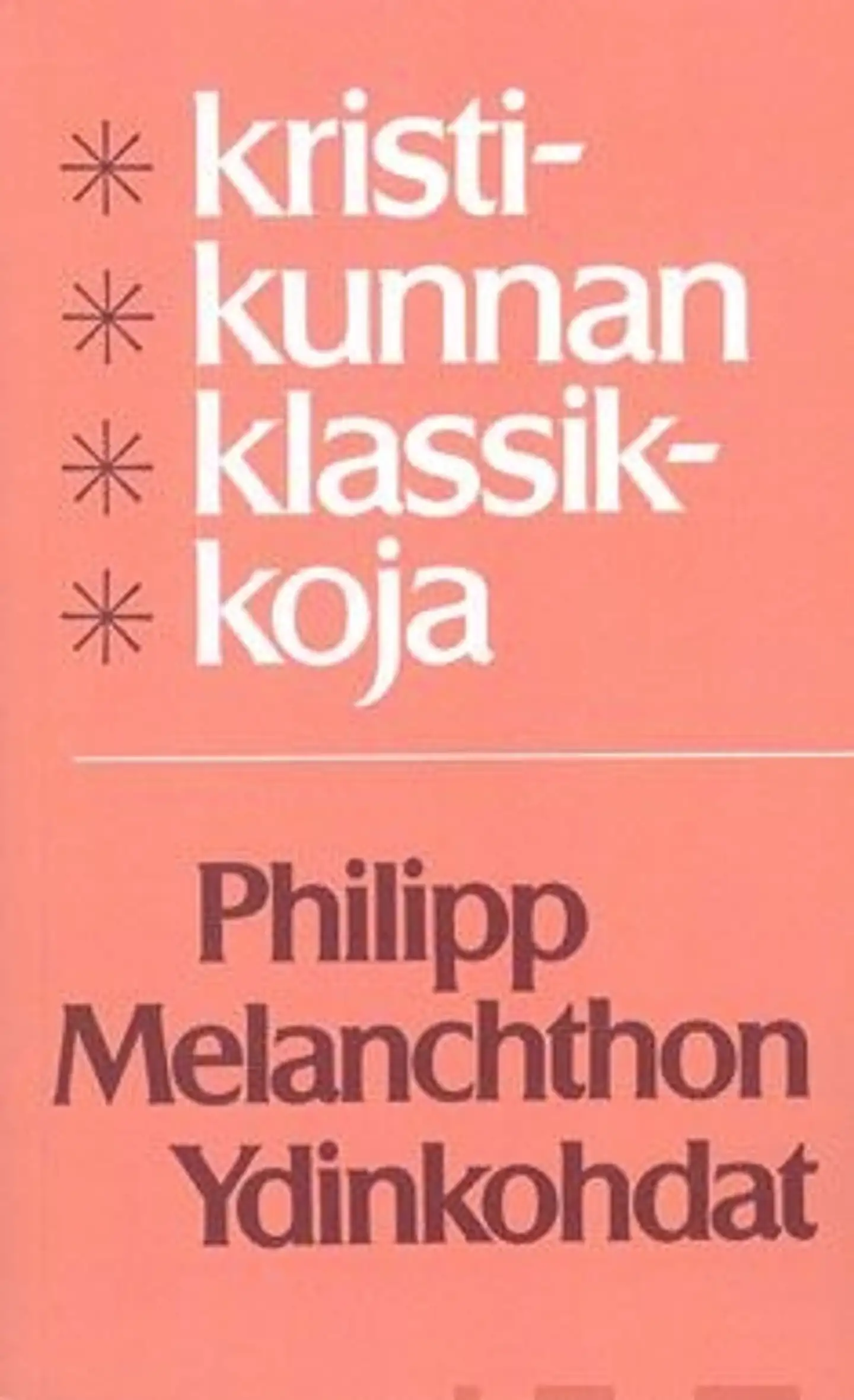 Melanchthon, Ydinkohdat