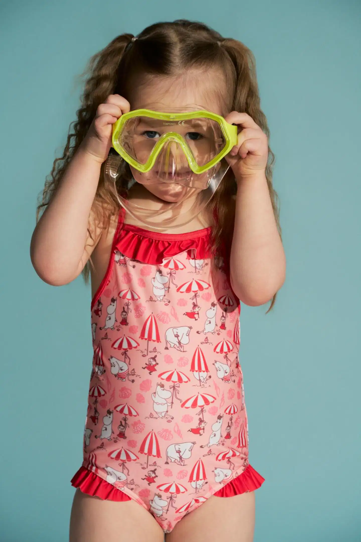 Muumi Lasten uima-asu Simpukkaranta 592031 - koralli - 2