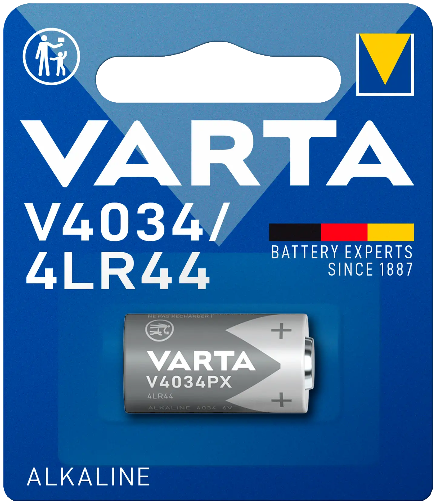 Varta erikoisparisto V4034/4LR44 1kpl - 1