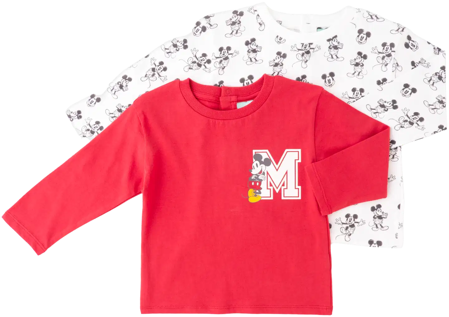 Disney vauvojen pitkähihainen t-paita Mikki Hiiri I286721 2-pack - RED - 1