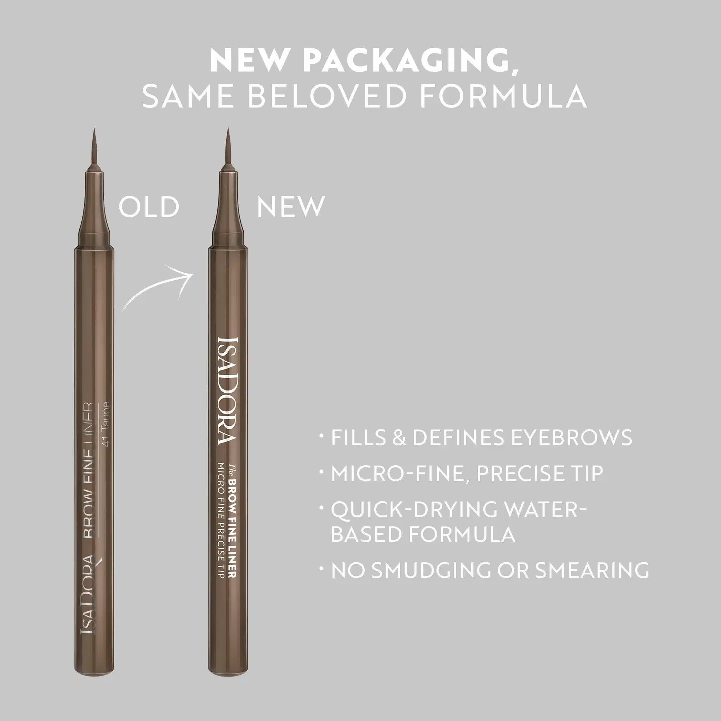 Isadora Brow Fine Liner kulmakynä 41 Taupe 1,1 ml - Taupe - 6
