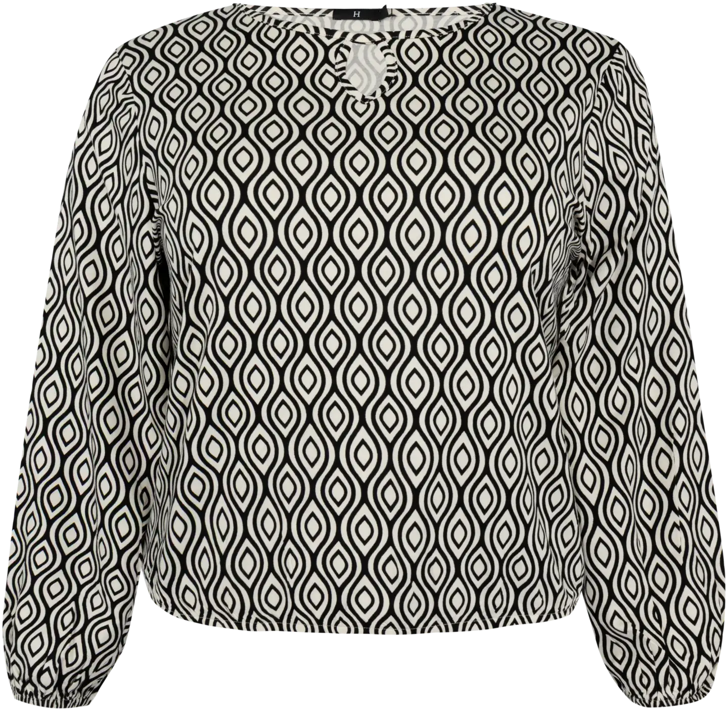 House naisten trikoopusero 213HP03101, D-mitoitus - Black/white - 1