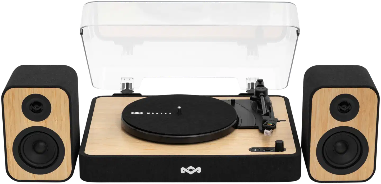 House of Marley levysoitin & kaiutin paketti Revolution Stereo, musta/puu - 2