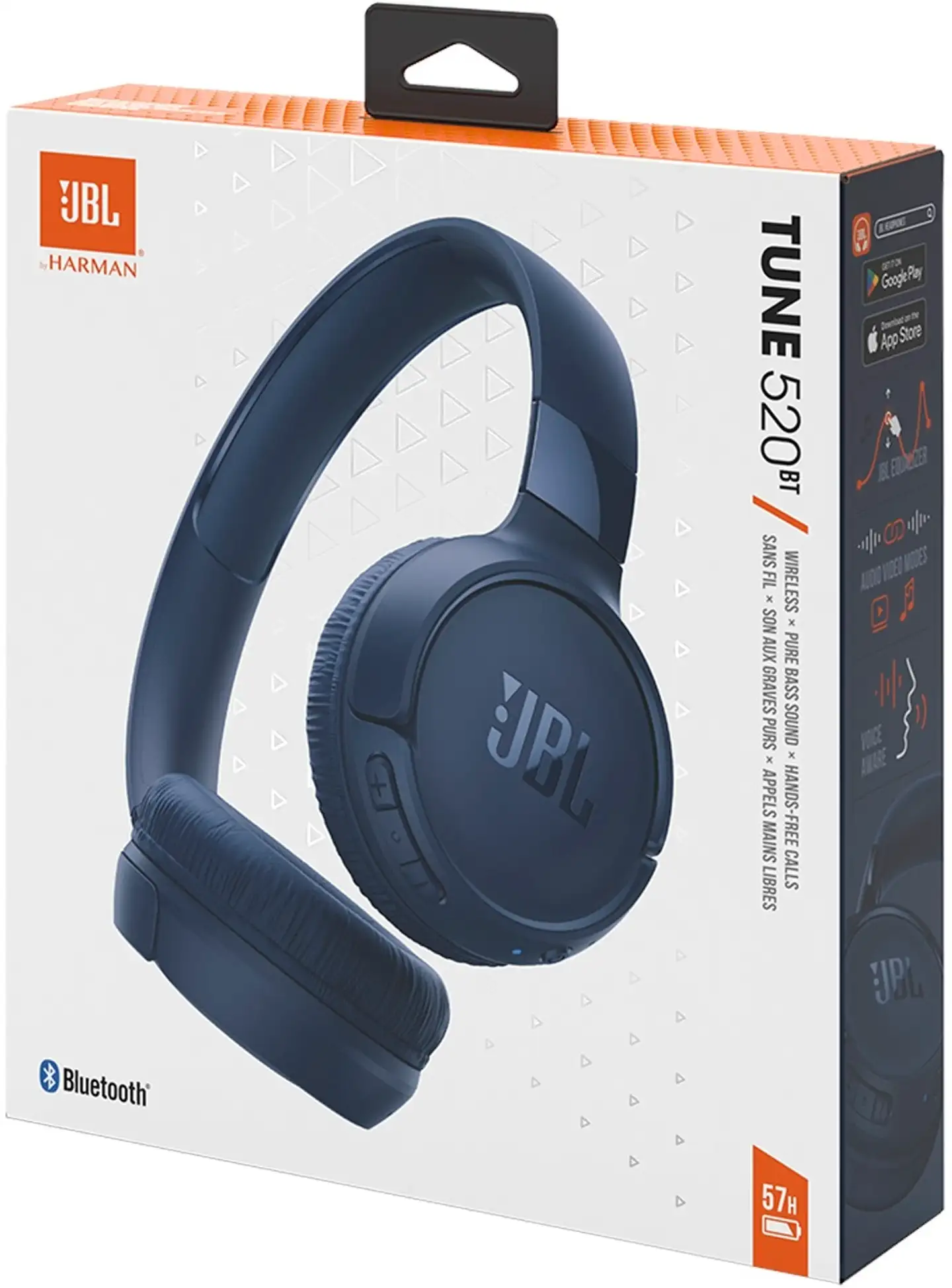 JBL langattomat sankakuulokkeet Tune 525BT sininen - 11