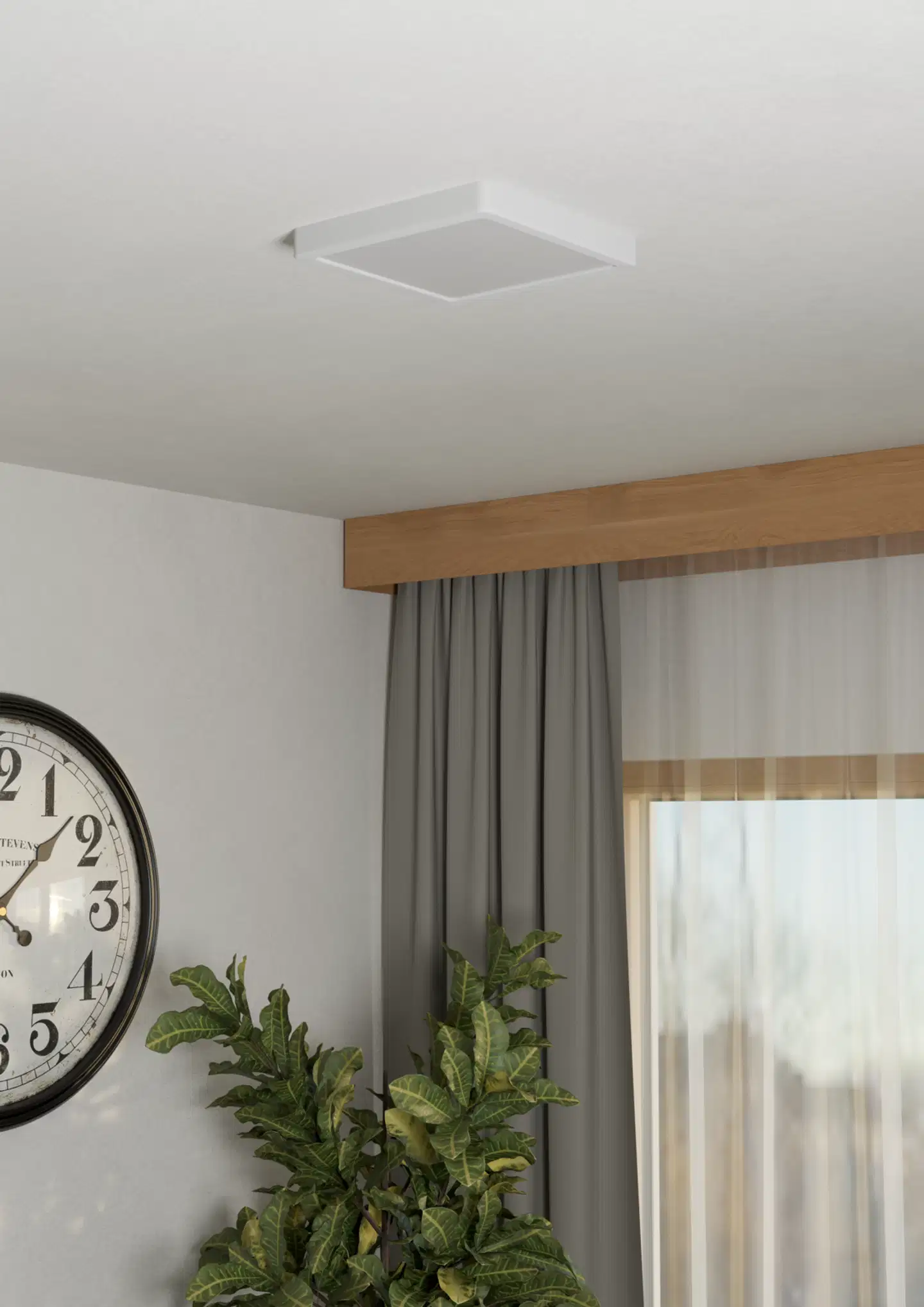 EGLO kattovalaisin Fueva 6 LED 10,5W CCT 22x22 cm valkoinen - 8