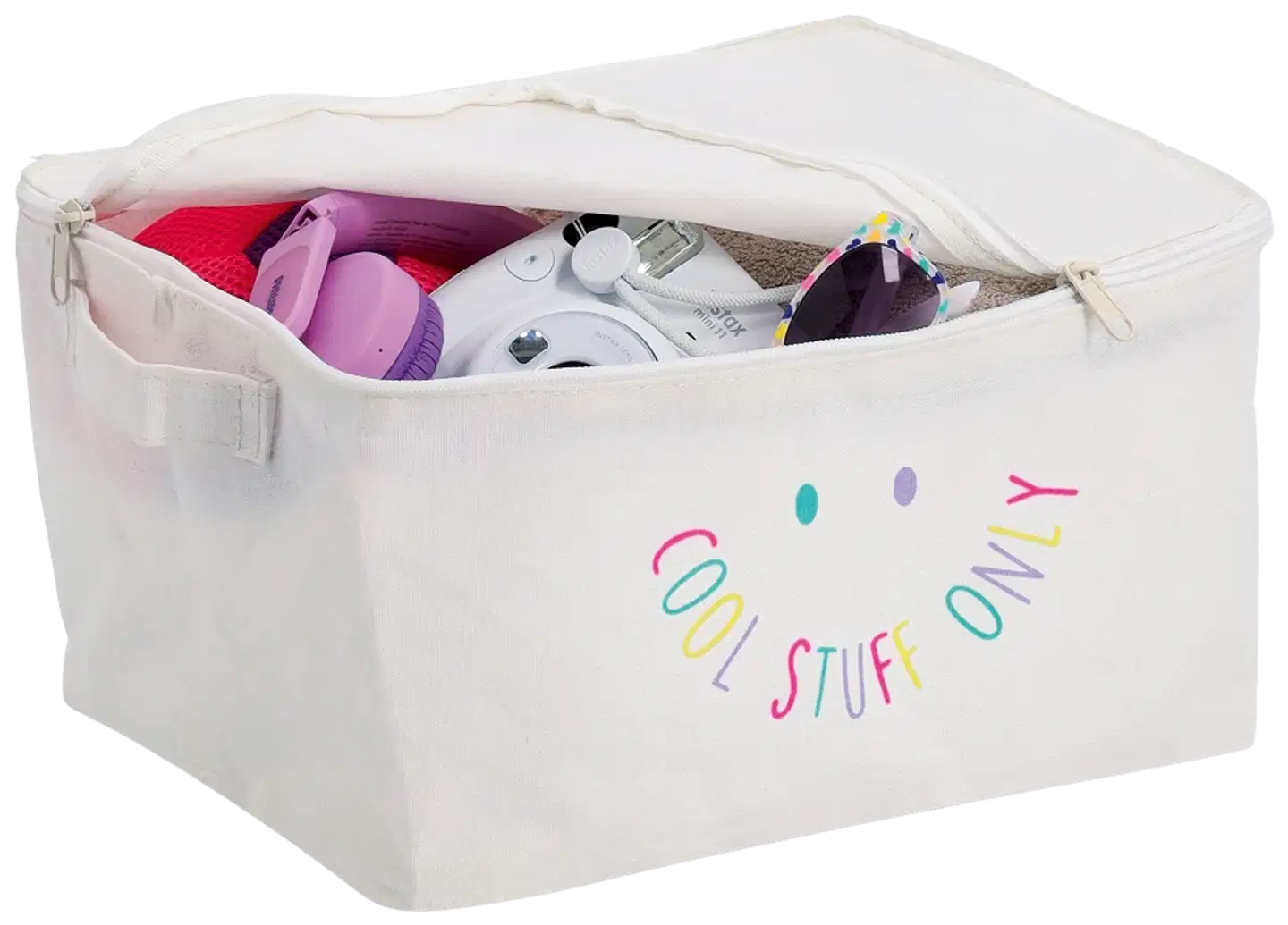 Zeller säilytyskori Cool Stuff vetoketjulla - 2