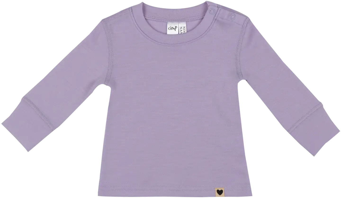 Ciraf vauvojen neulepusero merinovillaa 250B254194 - 15-2817tcx lavender - 1