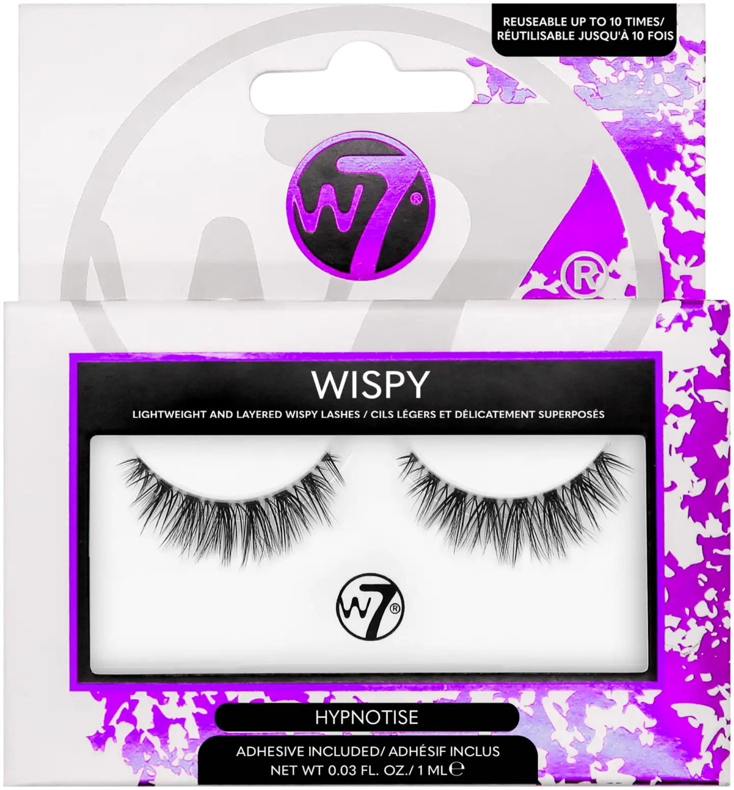 W7 Irtoripset ja liima Wispy Hypnotise