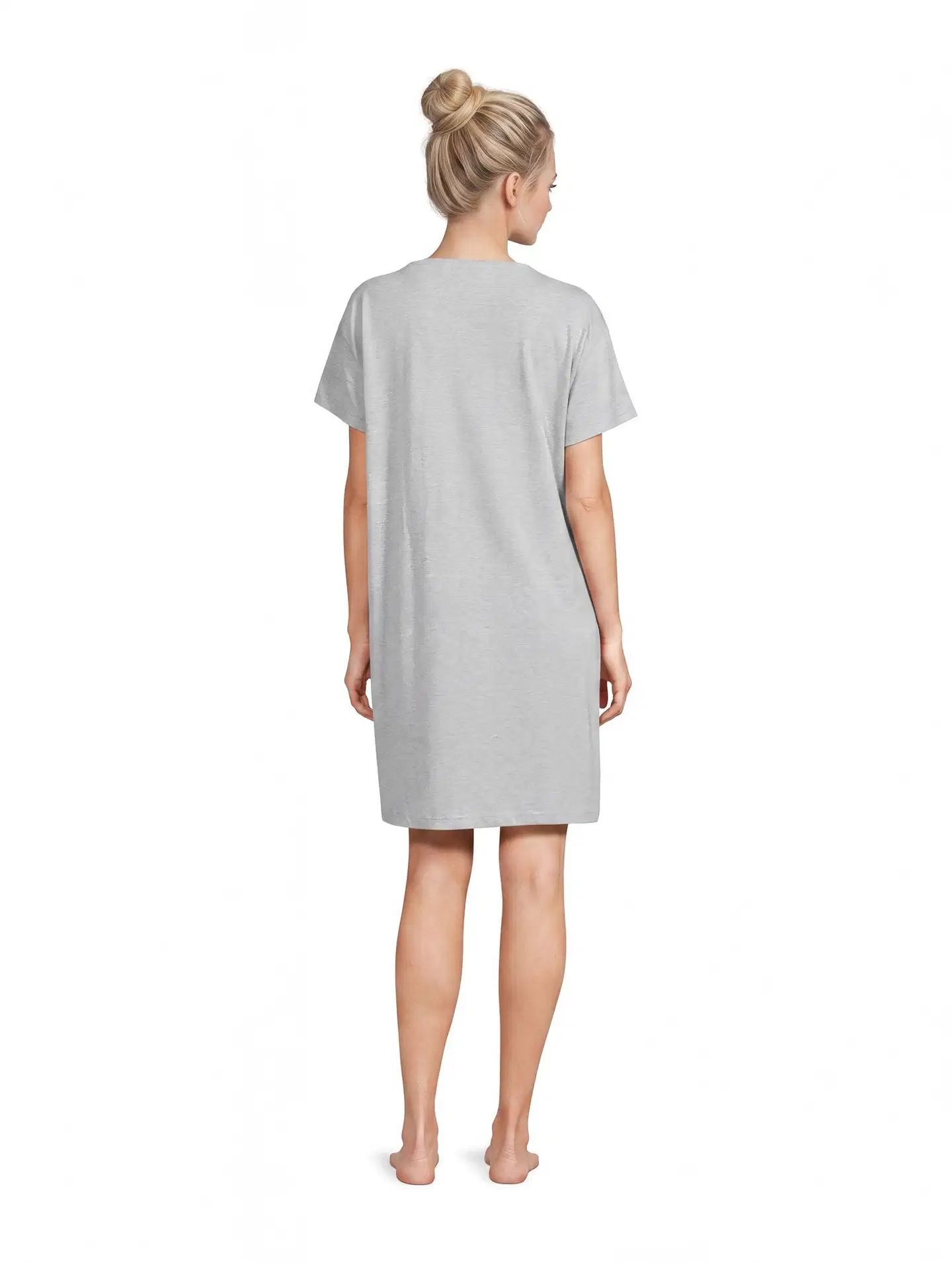 Disney naisten yöpaita DS60804 - Light Grey Melange - 3