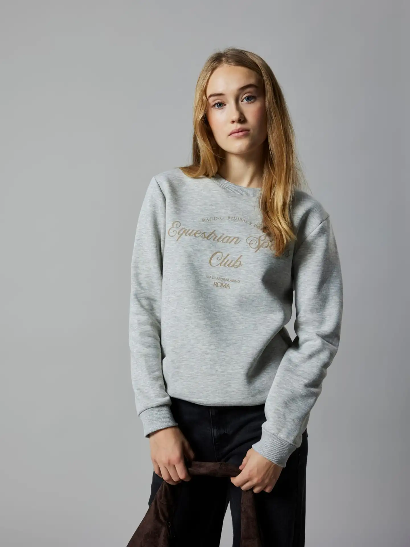 LMTD lasten collegepaita - Light Grey melange - 4