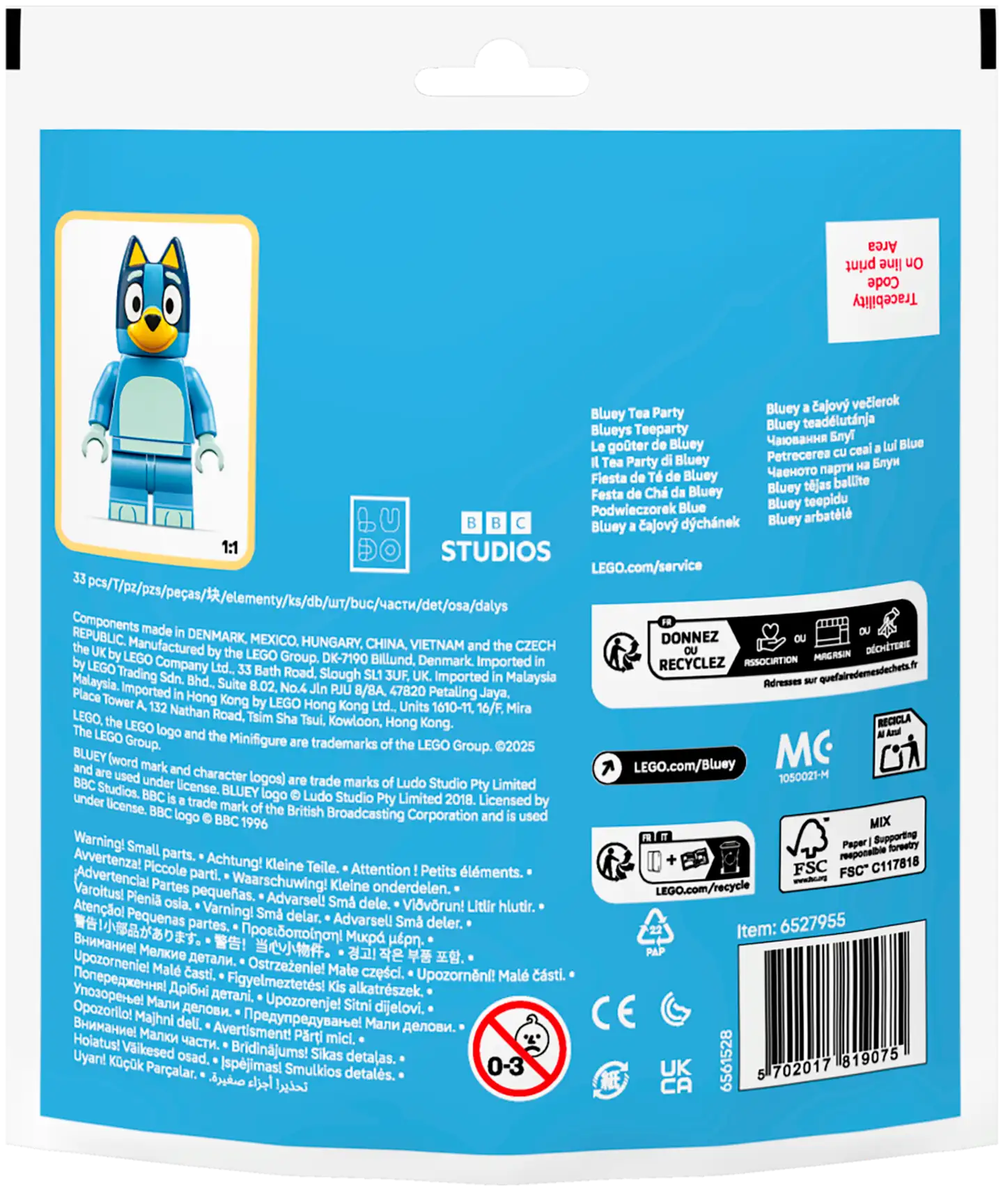 LEGO Bluey 30687 Blueyn teekutsut - 3