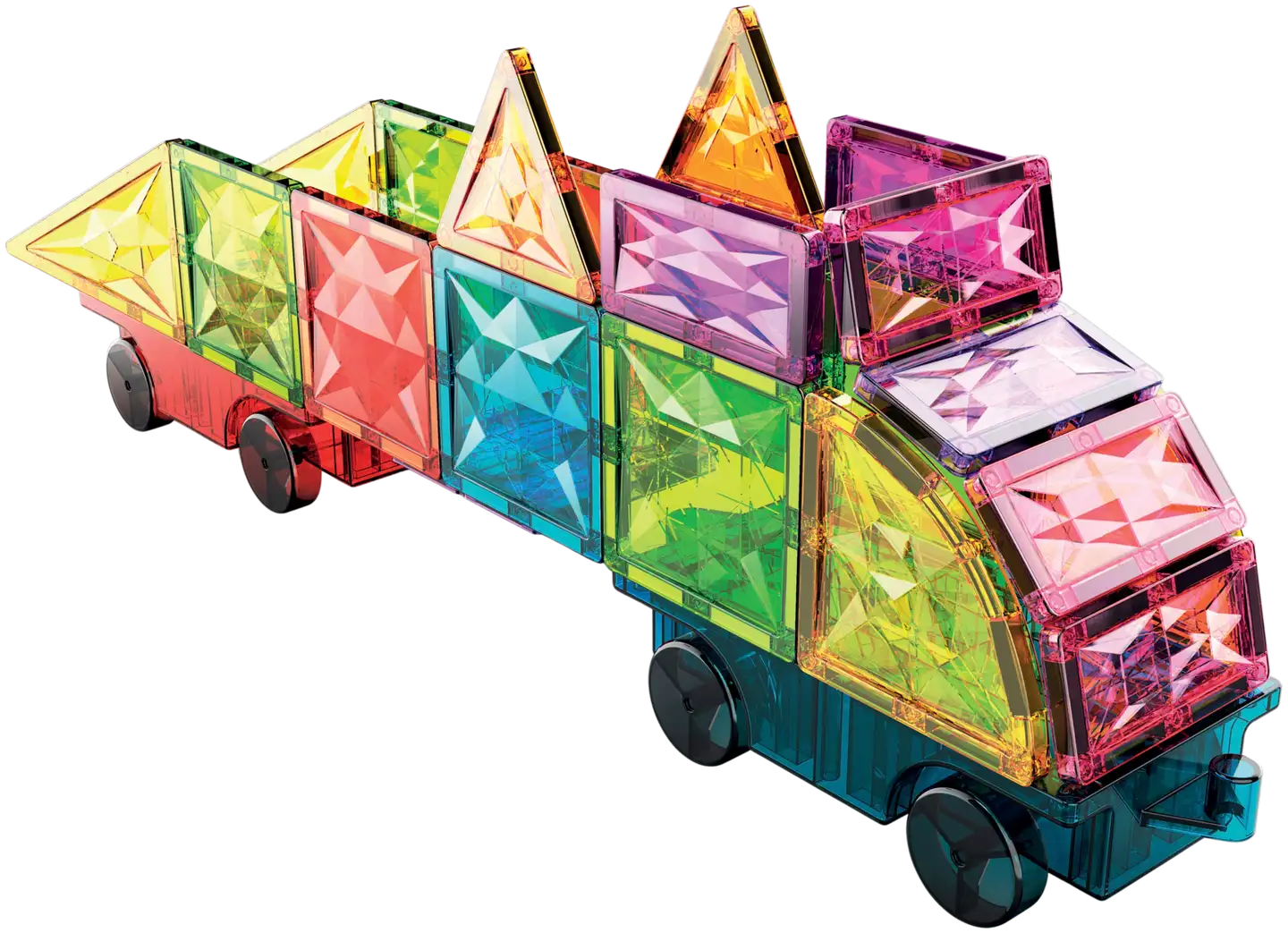 Geomag Magnetic Tiles Gems vehicles -rakennussetti - 4