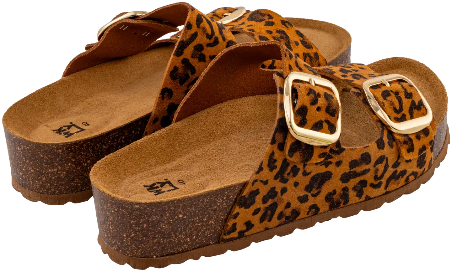 WKLY. naisten biosandaalit Beatrice - Whisky leopard - 2