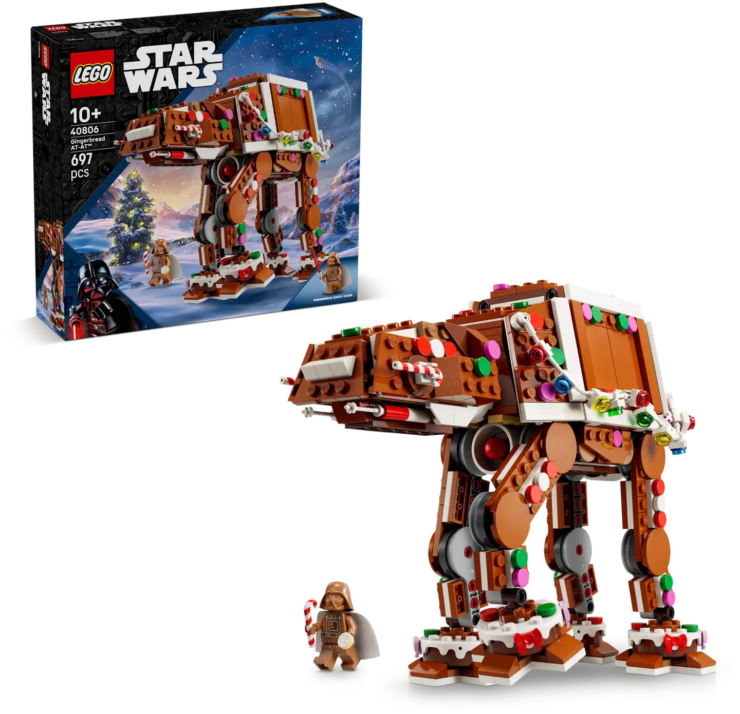 LEGO Seasons and Occasions 40806 AT-AT-talsija piparkakkuasussa - 1