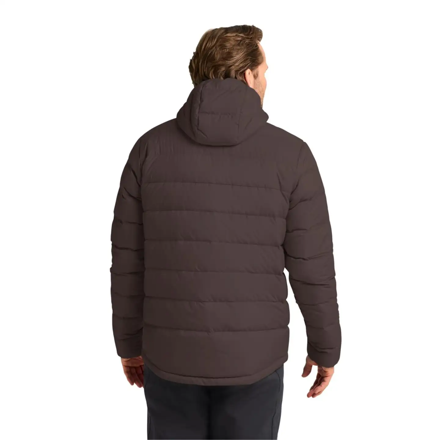 Jack Wolfskin miesten untuvatakki Ather Down Hoody - Peat - 6